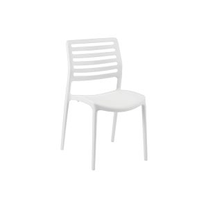 Comfortable and Practical Plastic Chair from Jouz Store white
