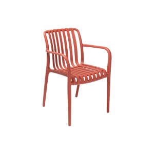Elegant Red Plastic Chair from Jouz Store