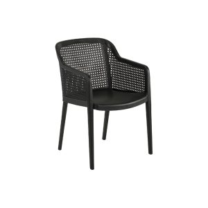 Durable and Stylish Plastic Chair from Jouz Store Black