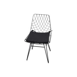 Elegant Iron Chair with Cushion from Jouz Store