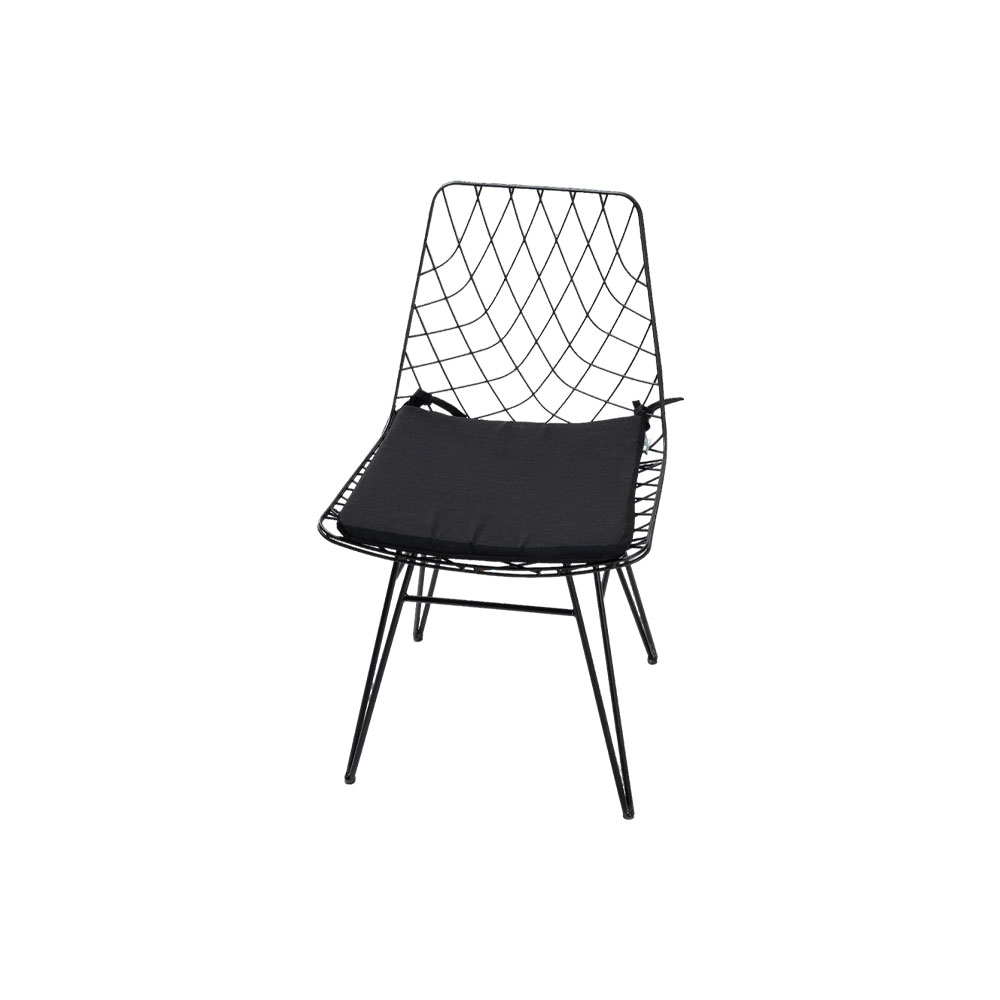 Elegant Iron Chair with Cushion from Jouz Store Elegant Iron Chair with Cushion from Jouz Store